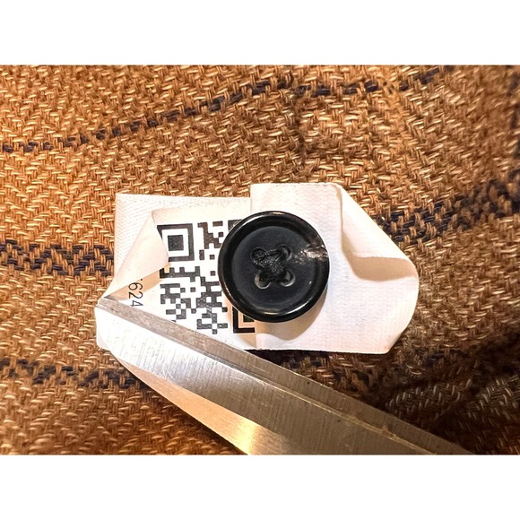 Bonobos Mens Plaid Herringbone Flannel Shirt Jacket Brown Cotton 21954-BR539 M - Picture 6 of 9